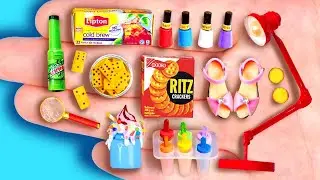 27 DIY MINIATURE IDEAS FOR DOLLHOUSE BARBIE