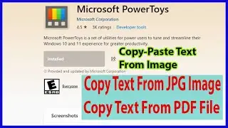 How to Copy Text From Image or PDF file / How to Extract Text From an Image/Convert Image to Text