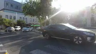 Walking on Dov Hoz Boulevard in Holon, Israel | 4k