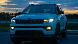 AT NIGHT: 2024 Jeep Compass Latitude (w/ Altitude) -- Interior Exterior Lights Analysis Night Drive