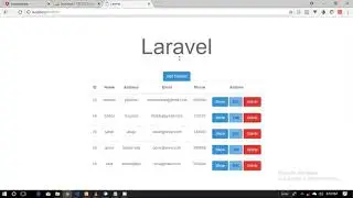 Laravel vuejs crud tutorial - minor adjustments