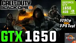 Call of Duty Black Ops 6 GTX 1650 FPS Test