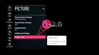 LG TV Picture and Sound test
