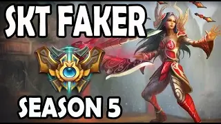 SKT T1 Faker Irelia vs Riven TOP Ranked Challenger Korea