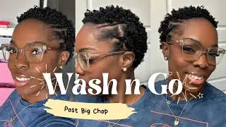 Perfect Wash N’ Go Routine for Defined Curls Post Big Chop | Natural Hair Tutorial