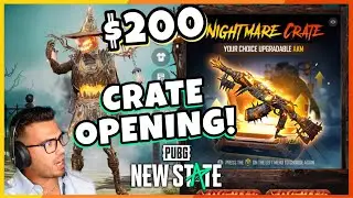 NIGHTMARE CRATE OPENING AKM SKIN!! $200!! | PUBG NEW STATE