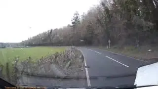Dashcam Shows Dramatic Moment Car Loses Control and Flips Over