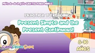 🎨 Present Simple vs Present Continuous! ✏️👩‍🏫 What Is Mia Doing at School? 🕵️‍♂️✨