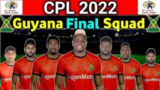CPL 2022 - Guyana Amazon Warriors Final Squad | GAW Final Squad CPL 2022 | CPL 2022 GAW Final Squad