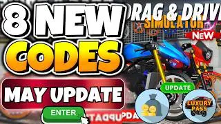 *NEW* ALL WORKING MAY UPDATE CODES FOR DRAG DRIVE SIMULATOR ROBLOX MAY 2026 | ROBLOX DDS CODES