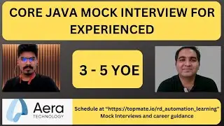 Aera Java Interview Questions | Core Java Interview Questions