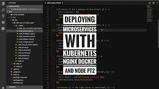Deploying MicroServices with Kubernetes Nginx Docker and Node pt2