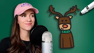 How To Draw a Reindeer | Step-By-Step Christmas Art Tutorial for Kids 🖍