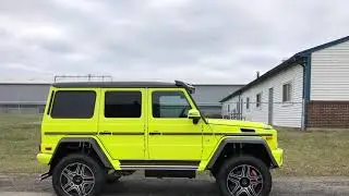 Mercedes G500 Squared freshly paint corrected and ceramic coated. Red Devil Detailing Dayton Ohio