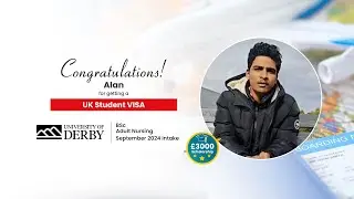 UK Student Visa Success | BSc in Adult Nursing at University of Derby | AIMS Education Kerala