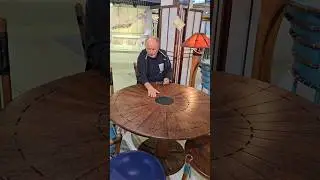 Как делают подгонку сегментов из массива для круглого стола #столизмассива