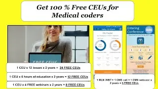 FREE CEUS FOR AAPC MEDICAL CODERS & HOW TO FIND CEUS FOR FREE | EARN FREE CEUS 2022. TIP'S