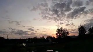 деревня. облака. июнь. медитация. релакс.