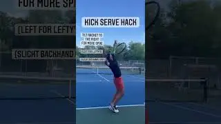 How To Get More Spin On Kick Serve: Tennis Hack 