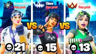 Quelle FILLE fera LE PLUS de KILLS en RANKED ? 🥵 ( Avec Clara, LOVA et Madokah)