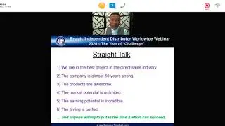 Daniel Dimacale Kangen1Global Webinar on August 3rd, 2020