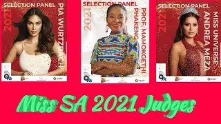 Miss South Africa 2021 Judges