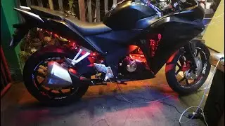My Rusi Gamma 200cc with electronic improvement LED light and more.