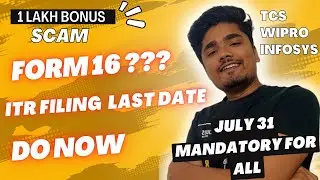 [Illegal]Mandatory Video for All Freshers | File your ITR Before 31 July| Turbo 1Lakh Bonus