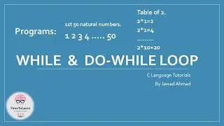 while & do while Loop in C