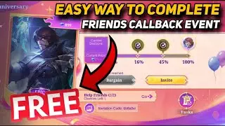EASY WAY TO GET ROGER EPIC SKIN FOR FREE! FRIENDS CALL BACK EVENT MOBILE LEGENDS MLBB