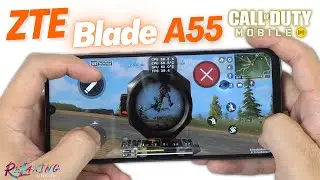 ZTE Blade A55 Call of Duty Mobile Gaming Review | Unisoc SC9863