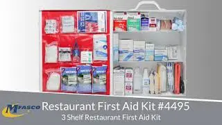 3 Shelf Resturant First Aid Kit - MFASCO #4495