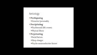 Psychiatry - mood