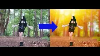 Photoshop background blur and soft light effect in photoshop / photoshop tutorial