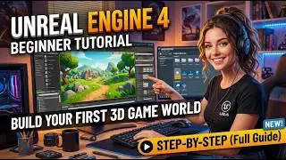 Unreal Engine 4 Beginner Tutorial | Build Your First 3D Game World Step-by-Step (Full Guide)