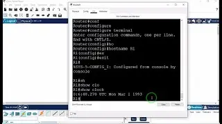 How to set date and time in Cisco switch & router