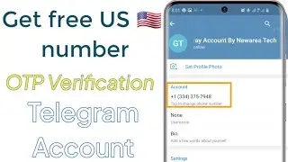 How to create unlimited telegram account free US number  OTP verification | Unlimited Numbers
