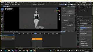 [ NO AUDIO ] Infinite Walk & Mid Animation ( Its not that easy ) | Blender