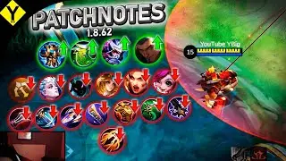 CREPÚSCULO TANKANDO TORRE E NERF NOS ITENS DE ATIRADORES - PATCH NOTES 1.8.62