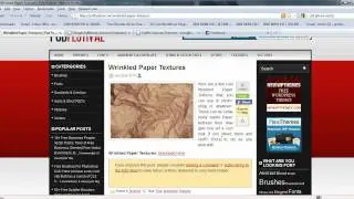 Wrinkled paper texture - Photoshop Brushes