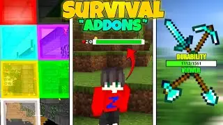 5 Must-Have Minecraft PE 1.20🤩 Survival Addons!