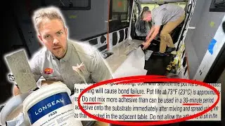 Step-By-Step: How to install Lonseal Marine Vinyl Flooring in Your Camper Van!