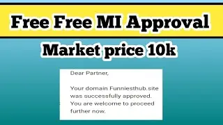 Free MI Approval in 4 Hours || Guaranteed Approval || Adx Approval