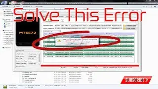 Sp Flash Tools Error Solve . PMT Change For The Rom : It Must Be Downloaded 2017