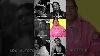 @Rosalía, @Karol g y @Becky g 🤔 (Con y SIN AUTOTUNE)  #SHORTS
