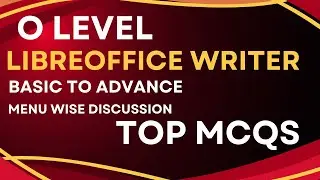 O Level || LibreOffice Writer Details || #olevel #olevelexam #viral