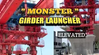 PERGERAKAN Monster GIRDER Launcher memasang GIRDER BOX | Jalur Elevated KCJB Arah TUNNEL 11 GB