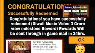 Diwali Music video Redeem Code | Free Fire Redeem Code | FF Redeem Code | FreeFire Redeem Code Today