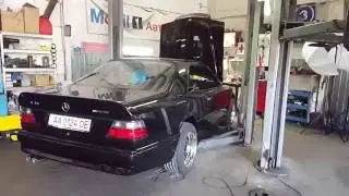 Mercedes W124 E36 AMG original на завершающем этапе сборки. Part #1