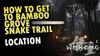 How to get to Bamboo Grove Snake Trail Black Myth Wukong